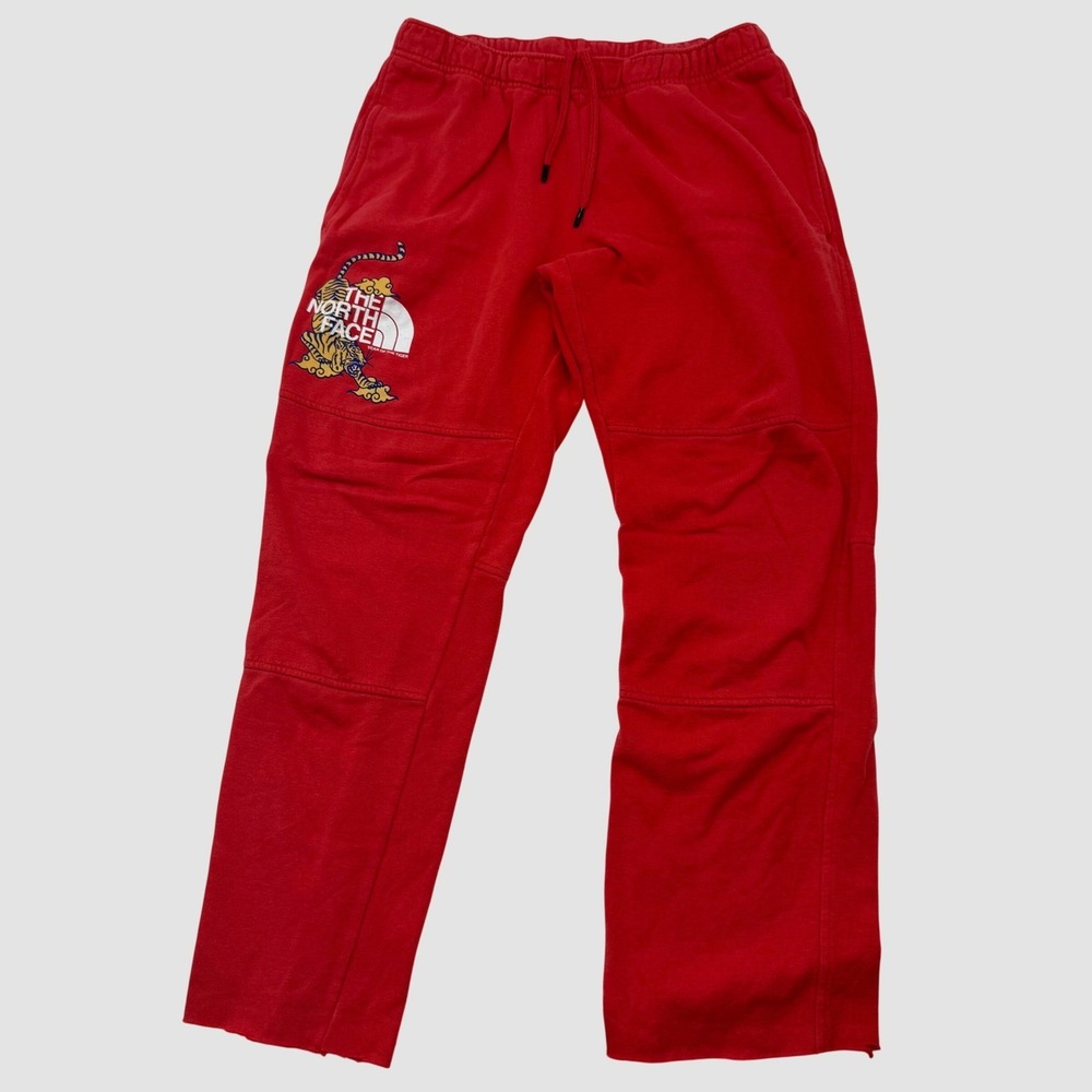 The North Face Year of the Tiger Red Sweatpants Mens Size Medium Joggers